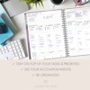Global Printed Products Essential Pro Monthly & Weekly Planner 8.5" x 11" CY 2025 (Pastel Peacock) - 4 of 4
