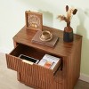 Accent Cabinet Modern with 3 Drawers Textured Front for Bedroom and Hallway 27.6"W - 3irtyhousy - 3 of 4