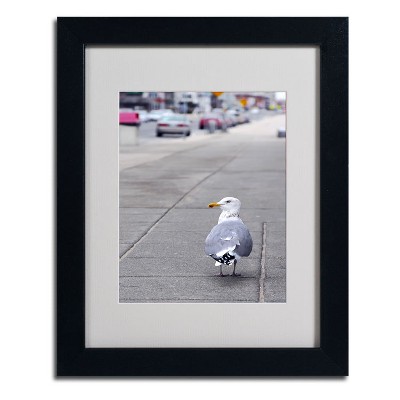 Trademark Fine Art -CATeyes 'Boston 4' Matted Framed Art