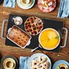 Electric Warming Tray for Entertaining with Non-Stick Glass Plate, 130W, Compact Heating Surface, Great for Parties - 2 of 4