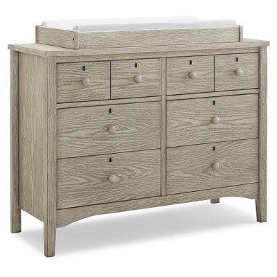 Delta Children - Brandclub - Delta Children Farmhouse 6 Drawer Dresser -  Textured Limestone