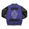 Bleach Ichigo Kurosaki Purple Long Sleeve Varsity Jacket - 2 of 4