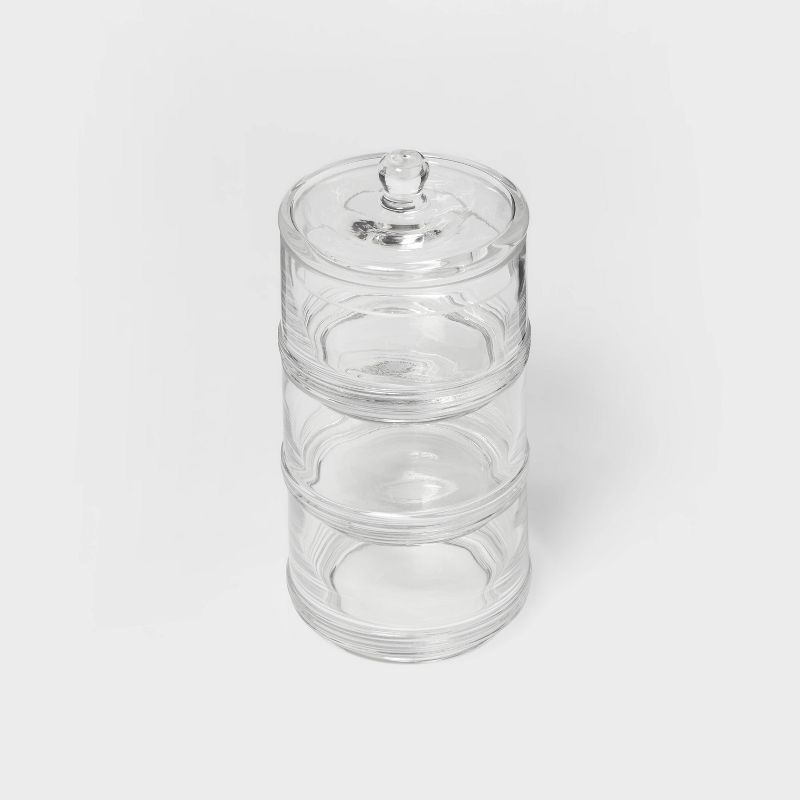 Tiered Canister Apothecary Glass Clear - Threshold&#8482;, 4 of 12