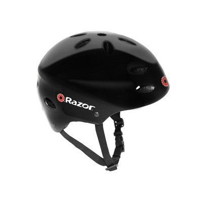 Razor V17 Childrens Outdoor Bike/Scooter/Skateboard Helmet, Glossy Black | 97780