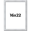 PosterPalooza | Classic Silver Picture Frame - UV Acrylic, Foam Board Backing, Hanging Hardware - 2 of 4