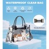 Generic Clear Tote Bag Stadium Events Transparent Clear Purse Thick PVC Plastic Shoulder Bag - 4 of 4