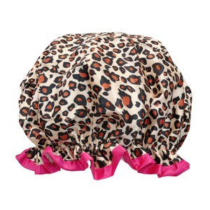 Wrapables Reusable Women's Waterproof Shower Caps for Long Hair - 1 of 4