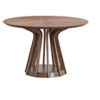 Sapphtopaz Round Dining Table Kitchen Table Wooden Dining Table for 4 with Sturdy Pedestal - 4 of 4