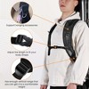 Yescom ABS Acoustic Guitar Case Hard with Backpack Straps Dreadnought Hardshell for Airline Travel Silver - 4 of 4
