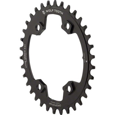 Wolf Tooth Elliptical 96 Asymmetrical BCD Chainrings For Shimano XT M8000/SLX M7000 Chainring - Tooth Count: 34 Chainring BCD: 96 Shimano Asymmetric