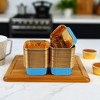 Unique Bargains Square Shape Disposable Baking Cups Aluminum Foil 3.35"x3.35"x1.38" 50 Pcs - 2 of 4