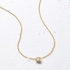 Ross-Simons 0.15 Carat Bezel-Set Lab-Grown Diamond Necklace in 18kt Gold Over Sterling - 4 of 4