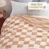 Snuggle Sac Reversible Checkered Throw Blanket, Lightweight Soft Throw - 4 of 4