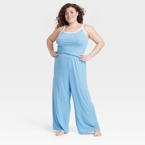 Women's Ribbed Pajama Pants - Colsie™ - 1 of 3