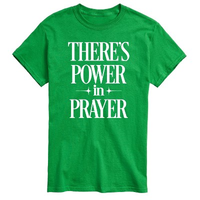 Men's - Instant Message - There's Power In Prayer Short Sleeve Graphic T-Shirt
