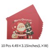 Unique Bargains Christmas Greeting Card Multicolor 4.5 x 3.1Inch 10 Pcs - 3 of 4