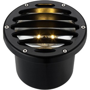 John Timberland Black Die-Cast Aluminum Large LED In-Ground Well Light - 1 of 4