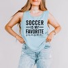 Simply Sage Market Soccer Is My Favorite Season Garment Dyed Tank - 2 of 3