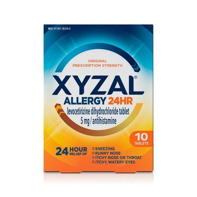 Xyzal¨ Allergy Relief Tablets - Levocetirizine Dihydrochloride - 10ct