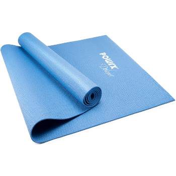 POWRX 68" x 24" Yoga Mat with Bag - Blue