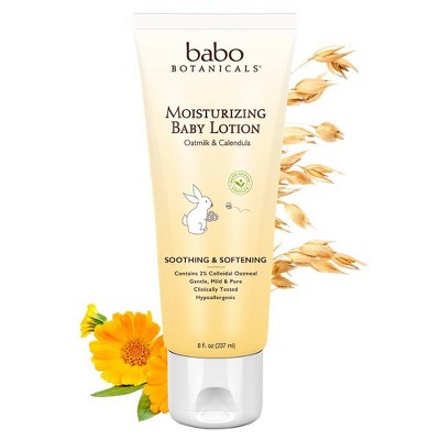 Image of Babo Botanicals Baby Moisturizing Lotion with Oatmilk and Calendula - 8oz