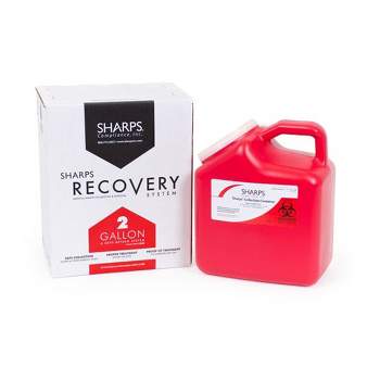 The Sharps Disposal By Mail System PRO-TEC Mailback Sharps Container 2 gal. Vertical Entry