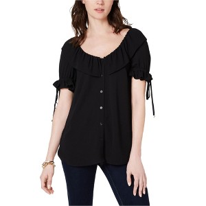 Michael Kors Womens Flounce Pullover Blouse - 1 of 1