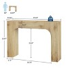 63 Inch Farmhouse Console Table Narrow Wood Entryway Sofa Table Behind Couch Slim Rustic Hallway Furniture for Living Rooms Foyers and Apartments - 2 of 4