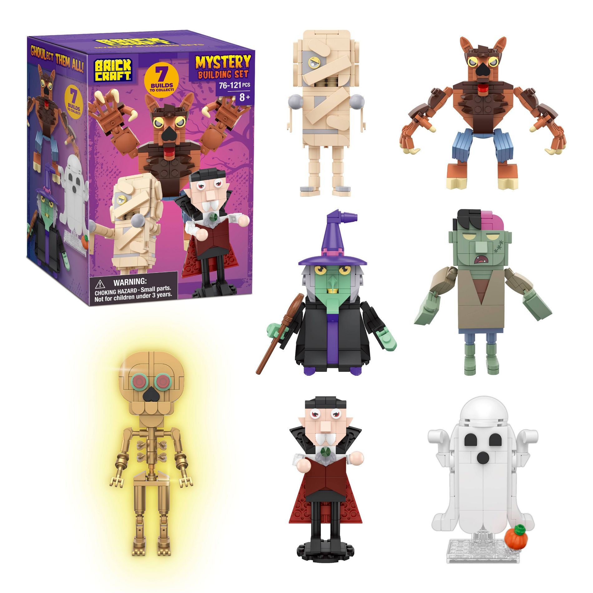 Brickcraft Halloween Building Set Monsters Blind Box