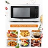 Commercial Chef 1.6 Cu. Ft. Countertop Microwave Oven, Touch Controls with Digital Display, 1100W, 13.6 Turntable, Push Button Door - 2 of 4