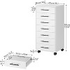 7-Drawer Chest, File Cabinet, Wooden Office File Cabinet with Drawers - 3 of 4