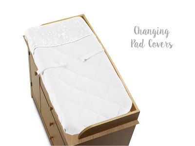 White Lace Fabric Memo Board with Button Detail