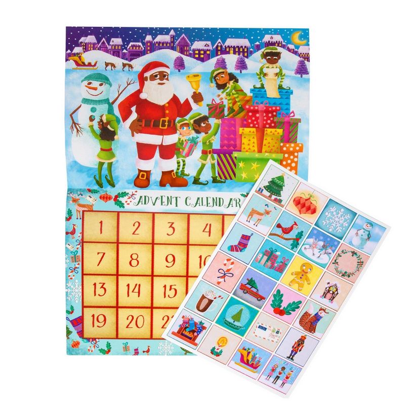 Upbounders Children&#39;s Advent Sticker Calendar with Santa, 3 of 5