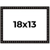 PosterPalooza | 18x13 Bamboo Picture Frame, UV Acrylic, 4 Finishes - Brown, Black, Gold, and Natural - 2 of 4