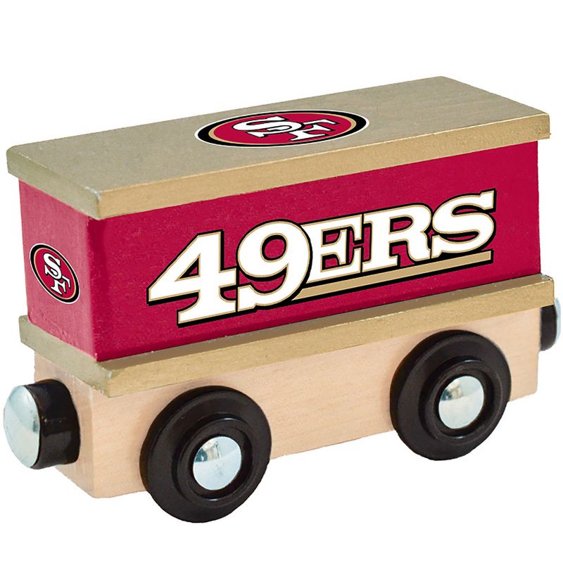 MasterPieces Wood Train Box Car - NFL San Francisco 49ers, 2 of 6