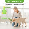 Chery Life Duck-Shaped Dog Plush Toy With Squeaky Ball Crinkle Paper Cute Interactive Puppy Toy for Small Medium Large Dogs, 3Pcs - 4 of 4