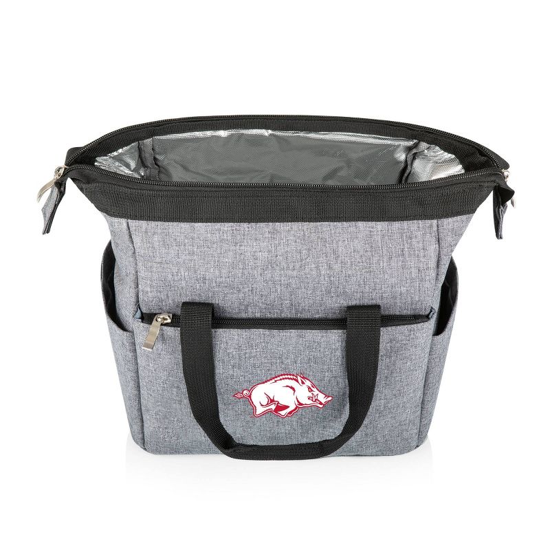 NCAA Arkansas Razorbacks On The Go Lunch Cooler - Gray, 2 of 4