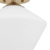 Hunter Fans 10" Celestial Valley Ceiling Light Alturas Gold Finish - Modern Flush Mount with Diamond Glass Accents - 2 of 4