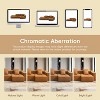 Okak105.5" L-Shaped Modular Convertible Sectional Sofa Modern Corduroy Upholstered Floor Couch 3PC Free Combination for Living Room,Apartment, Brown - 4 of 4