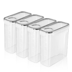 Sorbus Food Dispenser Containers - For Kitchen Organization - Store Pasta, Cereal, Dry Foods, and More -BPA Free (Medium to Large) - 1 of 4
