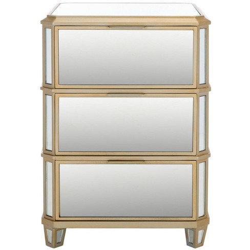 Target mirrored deals nightstand