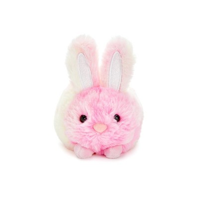 FAO Schwarz 7&#34; Coral Pink Tie-Dye Bunny Toy Plush