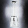 Urban Ambiance Luxury Colonial Pendant Light,  11.375"H x 9"W,  Polished Nickel Finish, UHP3090 - 3 of 4