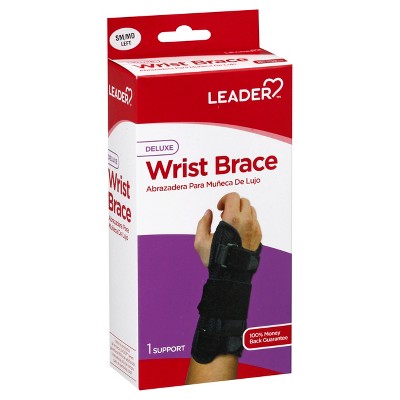 Leader Small/Medium Left Deluxe Wrist Brace 1 ea