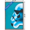 Trends International Star Wars: Archetype - Stormtrooper Helmet Framed Wall Poster Prints - 3 of 4