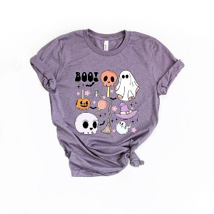 Simply Sage Market Women's Boo Chart Short Sleeve Graphic Tee - 1 of 4