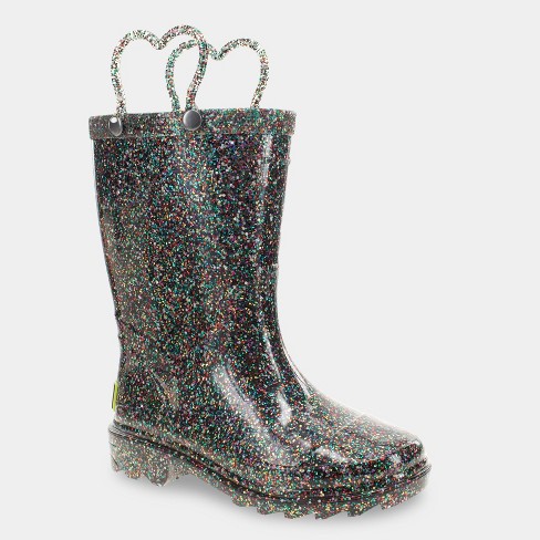 Target glitter sale rain boots