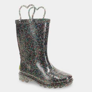 Western Chief Toddler Abby Glitter Rain Boots