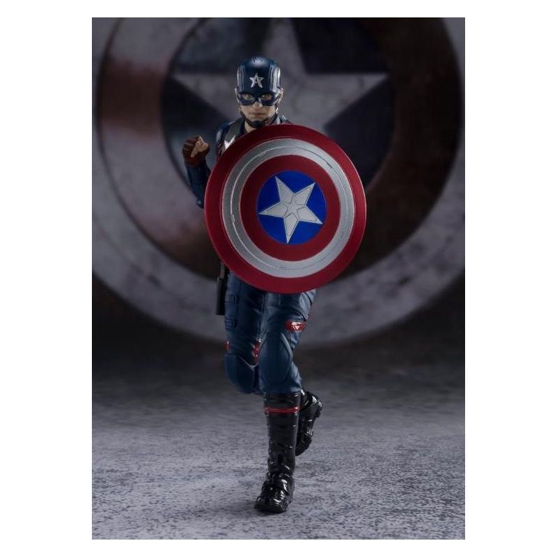 Captain America John Walker S.H. Figuarts | Bandai Tamashii Nations | Marvel Action figures, 2 of 6