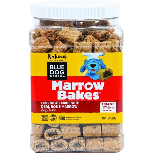 Blue Dog Bakery Bone Marrow Bakes Beef Flavor Dry Dog Treats - 28oz : Target